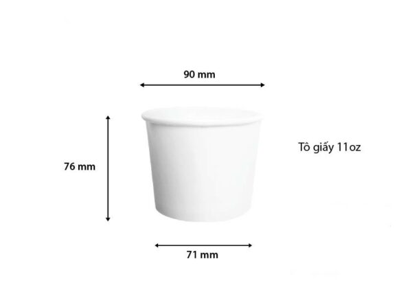 tô giấy 320 (11OZ) 90mm